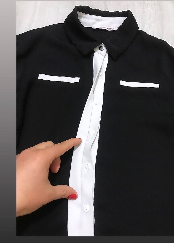 Şık dökümlü gömlek - Görsel 3