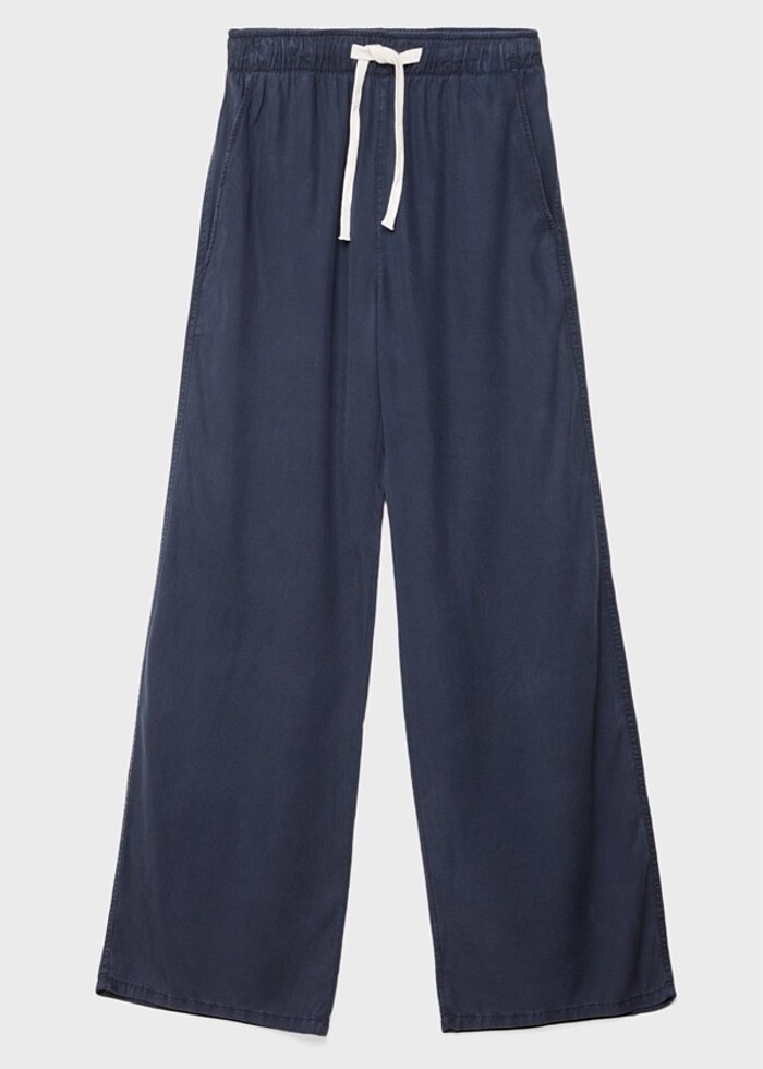 Dökümlü liyosel pantalon - Görsel 4