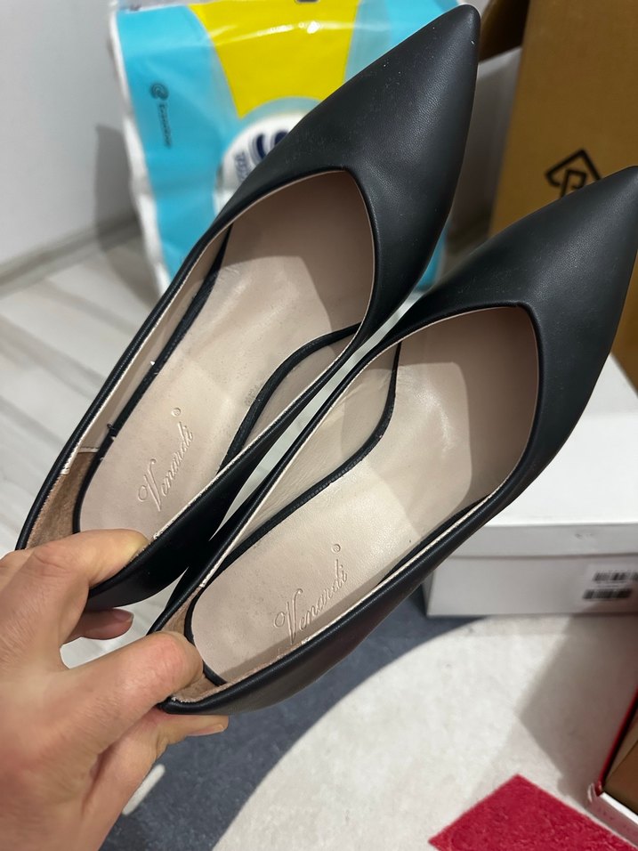 Siyah Kadın Stiletto Ofis Ayakkabısı - Görsel 3