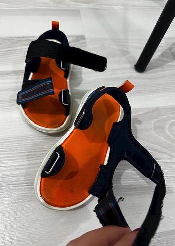 Erkek Çocuk Mavi Bağcıksız Kayışlı Terlik - Görsel 6