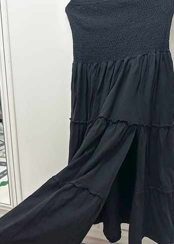 Siyah Midi Hamile Eteği - Görsel 5