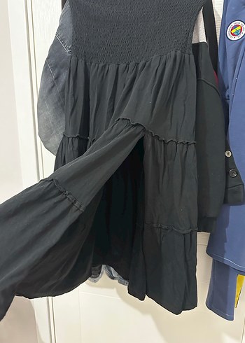 Siyah Midi Hamile Eteği - Görsel 2