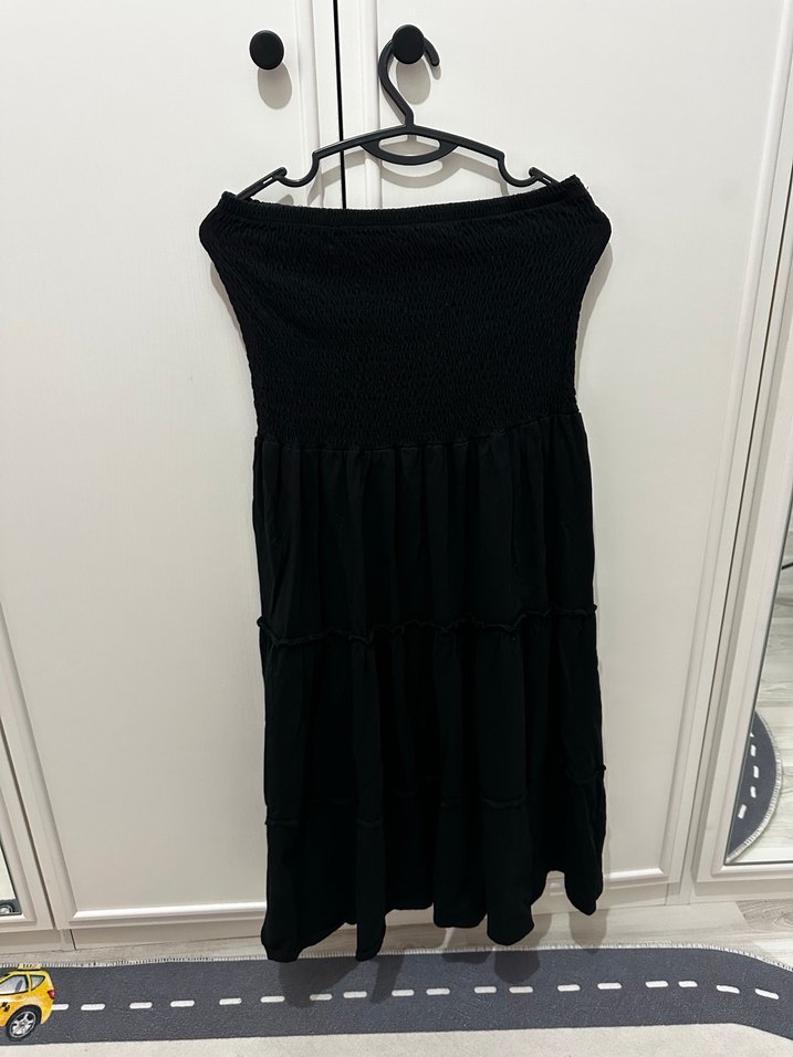 Siyah Midi Hamile Eteği - Görsel 4