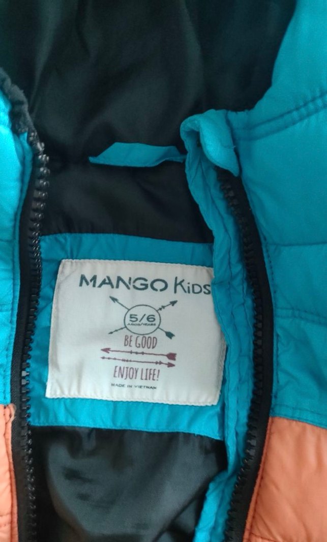 Renkli Fermuarlı Kapüşonlu Erkek Mont - Görsel 3