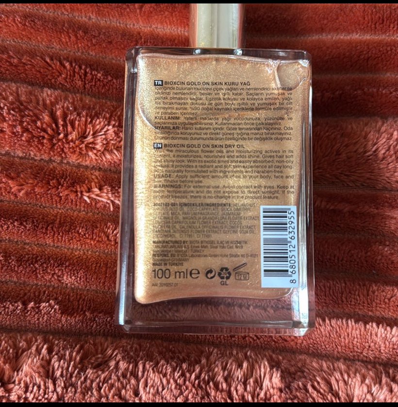 Bioxcin Gold On Skin Kuru Yağ 100ml - Görsel 4