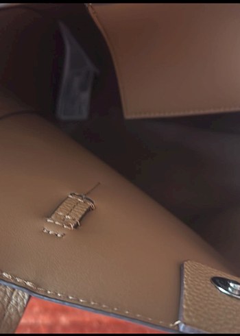 Mango camel rengi Deri Kadın Çanta - Görsel 4