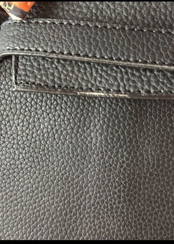 Hermès Paris Siyah Deri Kilitli Çanta - Görsel 4