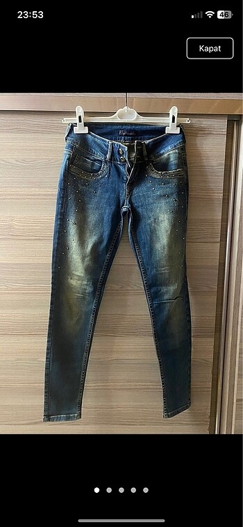 Taşlı jean