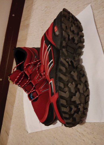 Kırmızı Erkek Outdoor Spor Ayakkabı Velcro - Görsel 4