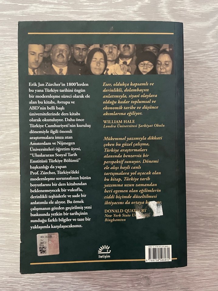 Modernleşen Türkiye'nin Tarihi - Erik Jan Zürcher - Görsel 2