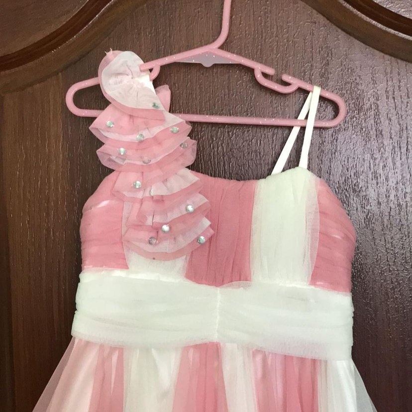 Kız çocuk düğün nişan elbisesi - Görsel 4