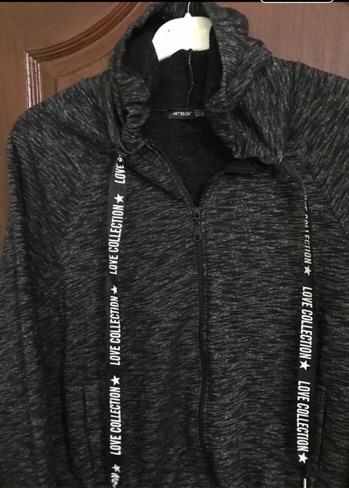 Gri Bomber Model Kadın Fermuarlı Ceket - Görsel 2