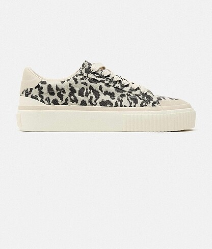 Zara zara leopar desenli ayakkabı