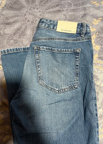 D98 VINTAGE EFEKTLI STRAIGHT JEAN - Görsel 7
