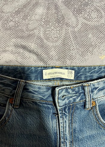 D98 VINTAGE EFEKTLI STRAIGHT JEAN - Görsel 6