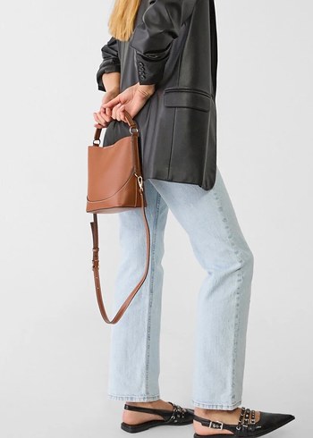 Stradivarius Askili mini bucket çanta - Görsel 2