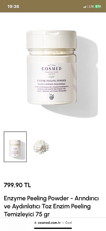 cosmed enzim peeling