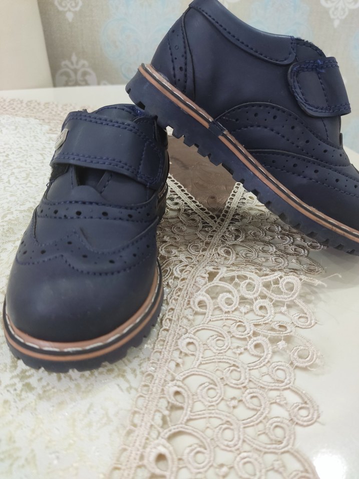 Mavi Rugan Tokalı Erkek Çocuk Ayakkabısı - Görsel 4