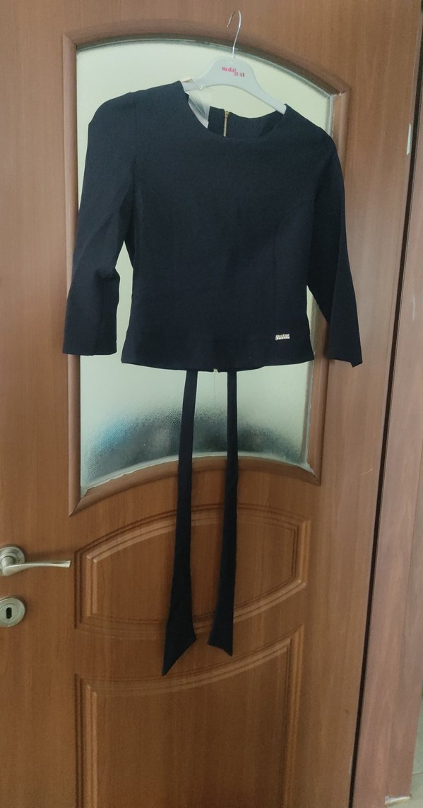 Kemer Detaylı Siyah Kız Bolero - Görsel 2