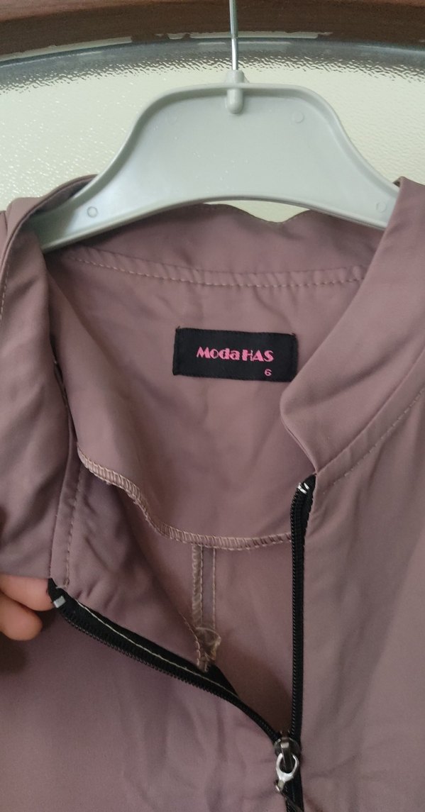 Bej Uzun Keten Kadın Kaban - Görsel 5