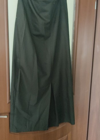 Siyah Piliseli Uzun Kadın Etek - Görsel 10