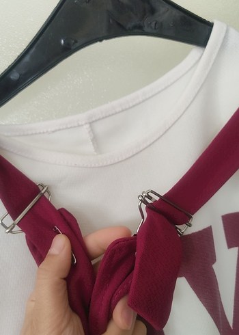 Beyaz Baskılı Uzun Kollu Sweatshirt - Görsel 9