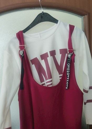 Beyaz Baskılı Uzun Kollu Sweatshirt - Görsel 10