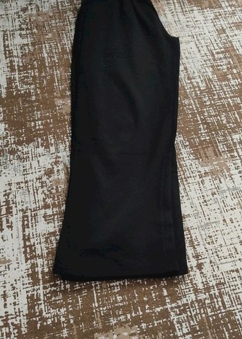 Siyah Kadın Midi Kumaş Pantolon Velcro - Görsel 7