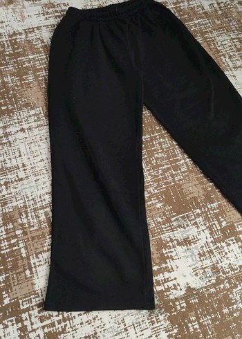 Siyah Kadın Midi Kumaş Pantolon Velcro - Görsel 9