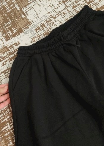 Siyah Kadın Midi Kumaş Pantolon Velcro - Görsel 5