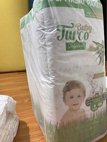 6 Beden: 16+ kg Beden Baby turco 6 numara bebek bezi