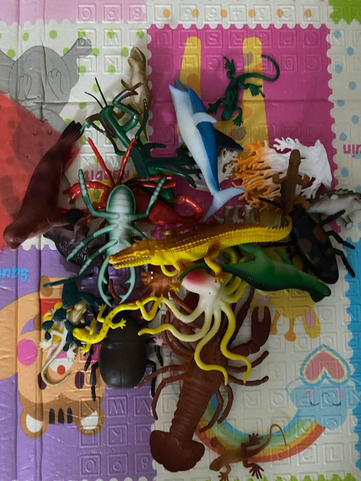 Çeşitli Deniz ve Böcek Figürleri Seti - Görsel 3