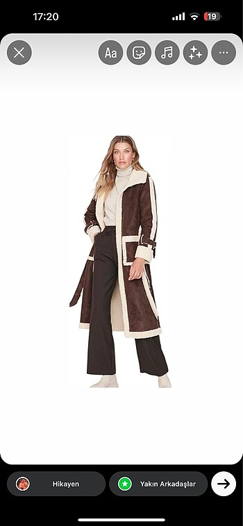 Peluş süet kaban