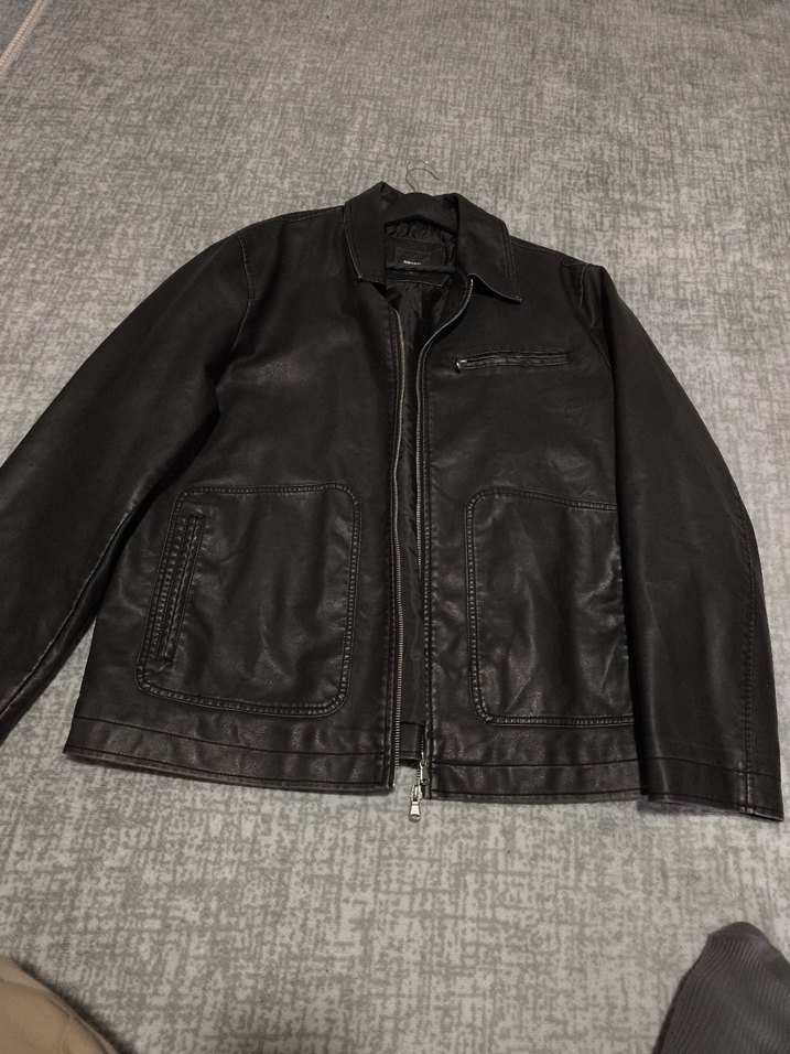 KOTON SİYAH SUNİ DERİ MONT - Görsel 4