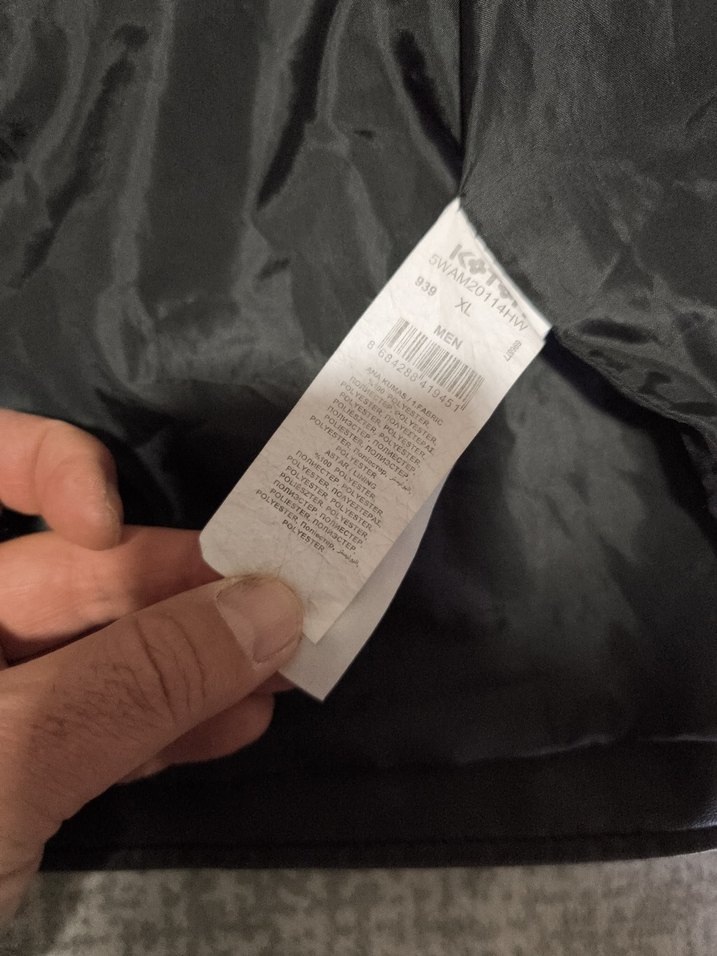 KOTON SİYAH SUNİ DERİ MONT - Görsel 5