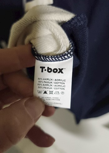 T-BOX LACİVERT ERKEK HIRKA - Görsel 5