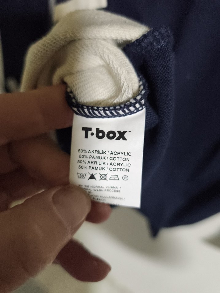 T-BOX LACİVERT ERKEK HIRKA - Görsel 5