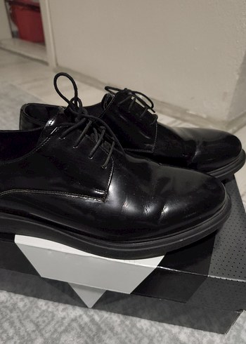 Erkek Siyah rugan Klasik Ofis Ayakkabısı - Görsel 5