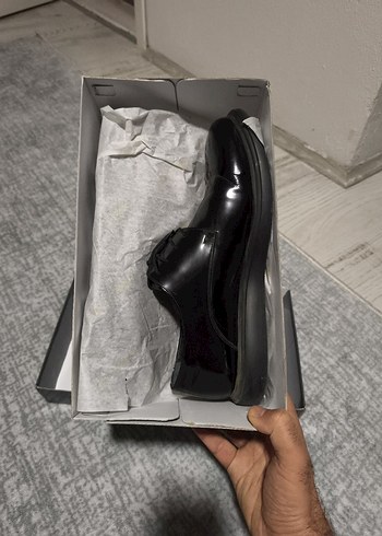 Erkek Siyah rugan Klasik Ofis Ayakkabısı - Görsel 6