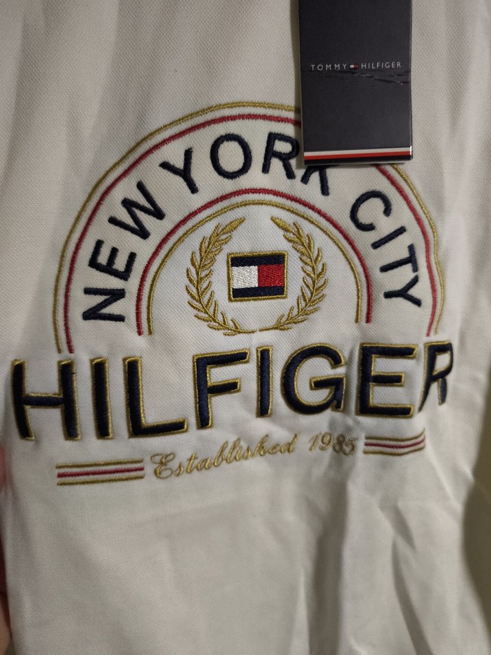 Erkek Beyaz HILFIGER Baskılı Sweatshirt - Görsel 3