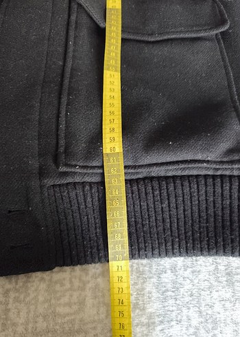 Zara yünlü Ceket - Görsel 7