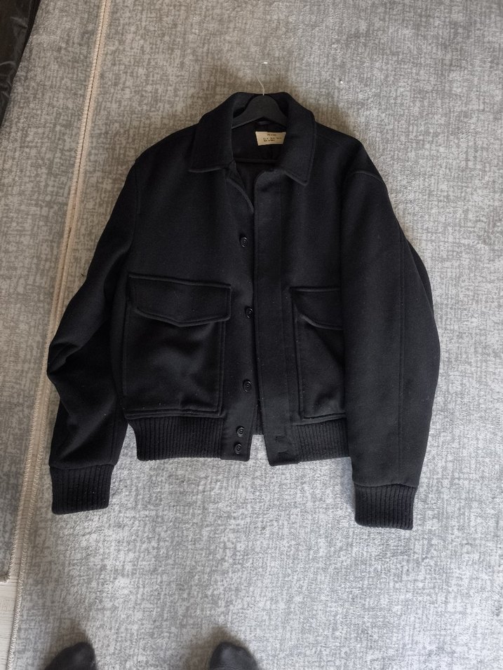 Zara yünlü Ceket - Görsel 5