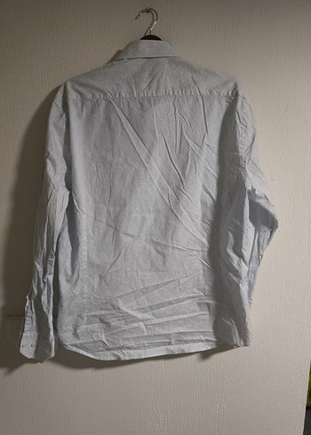 Avva mavi desenli gömlek - Görsel 4