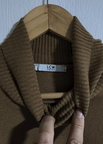 Lcwaikiki taba balıkçı yaka kazak - Görsel 2