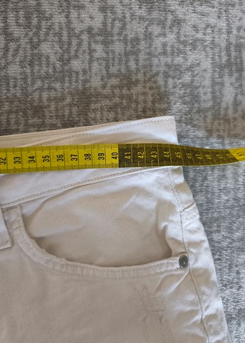 MAVİ JAKE BEYAZ JEAN - Görsel 5