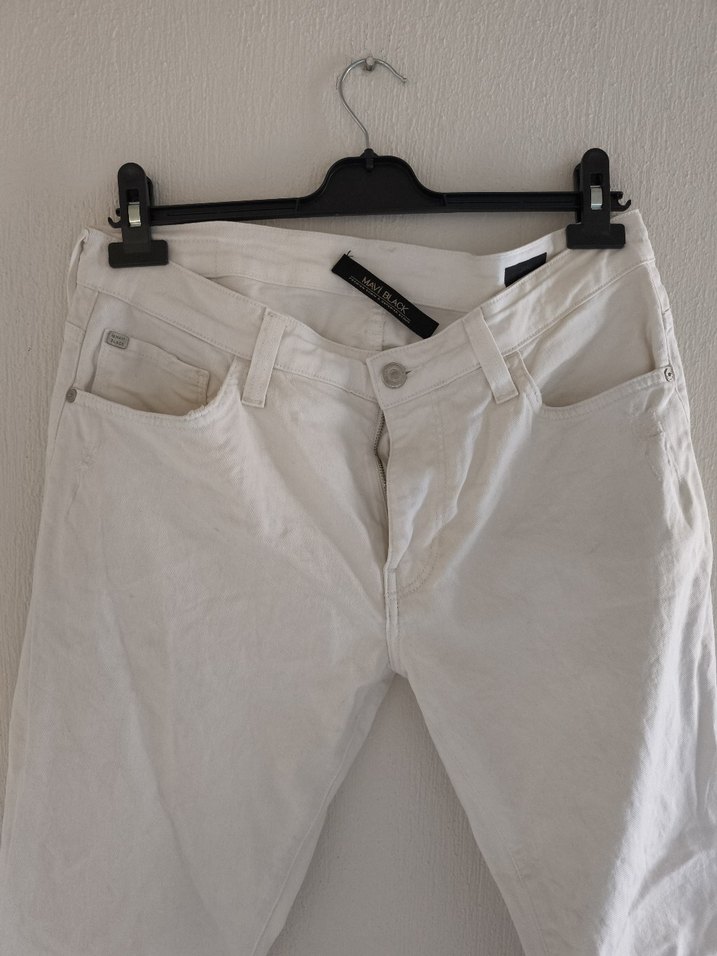 MAVİ JAKE BEYAZ JEAN - Görsel 2