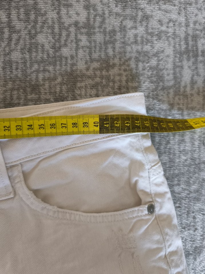 MAVİ JAKE BEYAZ JEAN - Görsel 5