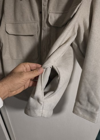 Pull & bear gömlek ceket - Görsel 3