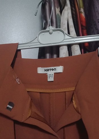 Kahverengi Kadın Kumaş Pantolon - Görsel 2