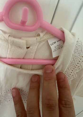 LC Waikiki Kız Çocuk Bej Dantel Detaylı Pamuklu Elbise